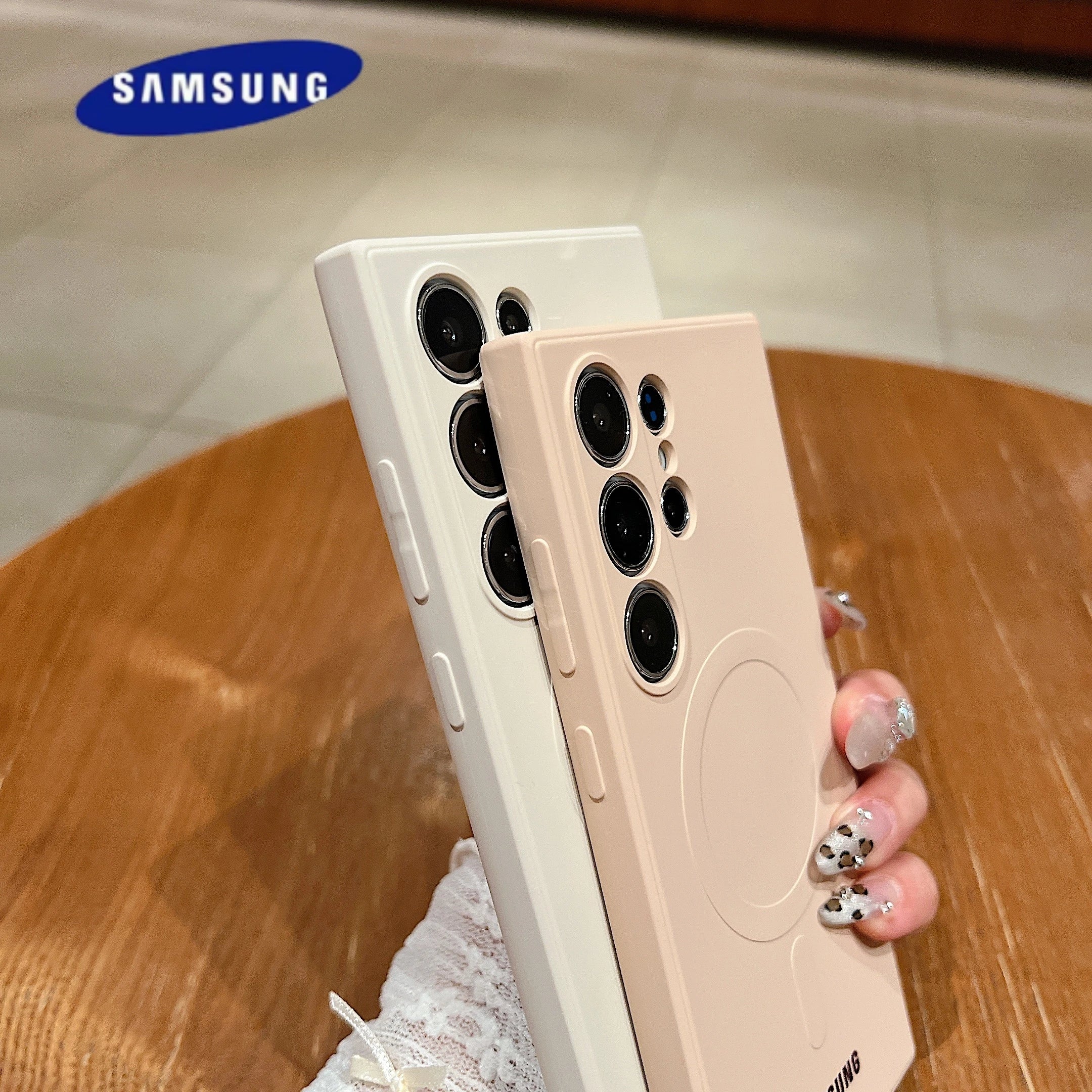 Luxus Silikon-Magnethülle Samsung