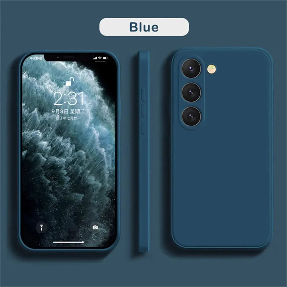 Luxus Flüssigsilikon Hülle Samsung
