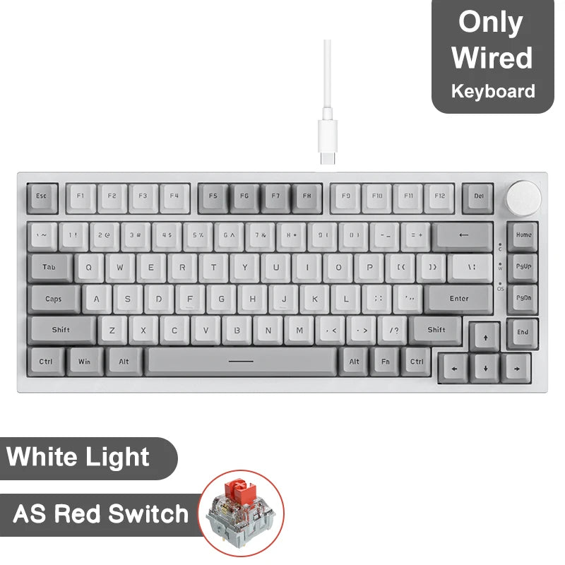 Ajazz AK820 Pro Gaming-Tastatur 3in1