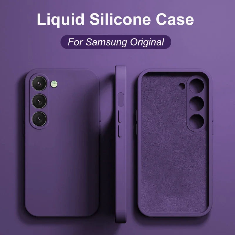 Flüssigsilikonhülle für Galaxy S25/S24+