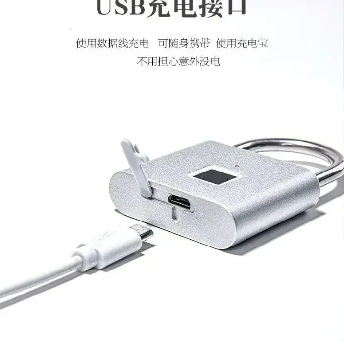 Wetterfestes Fingerabdruck Vorhängeschloss Outdoor