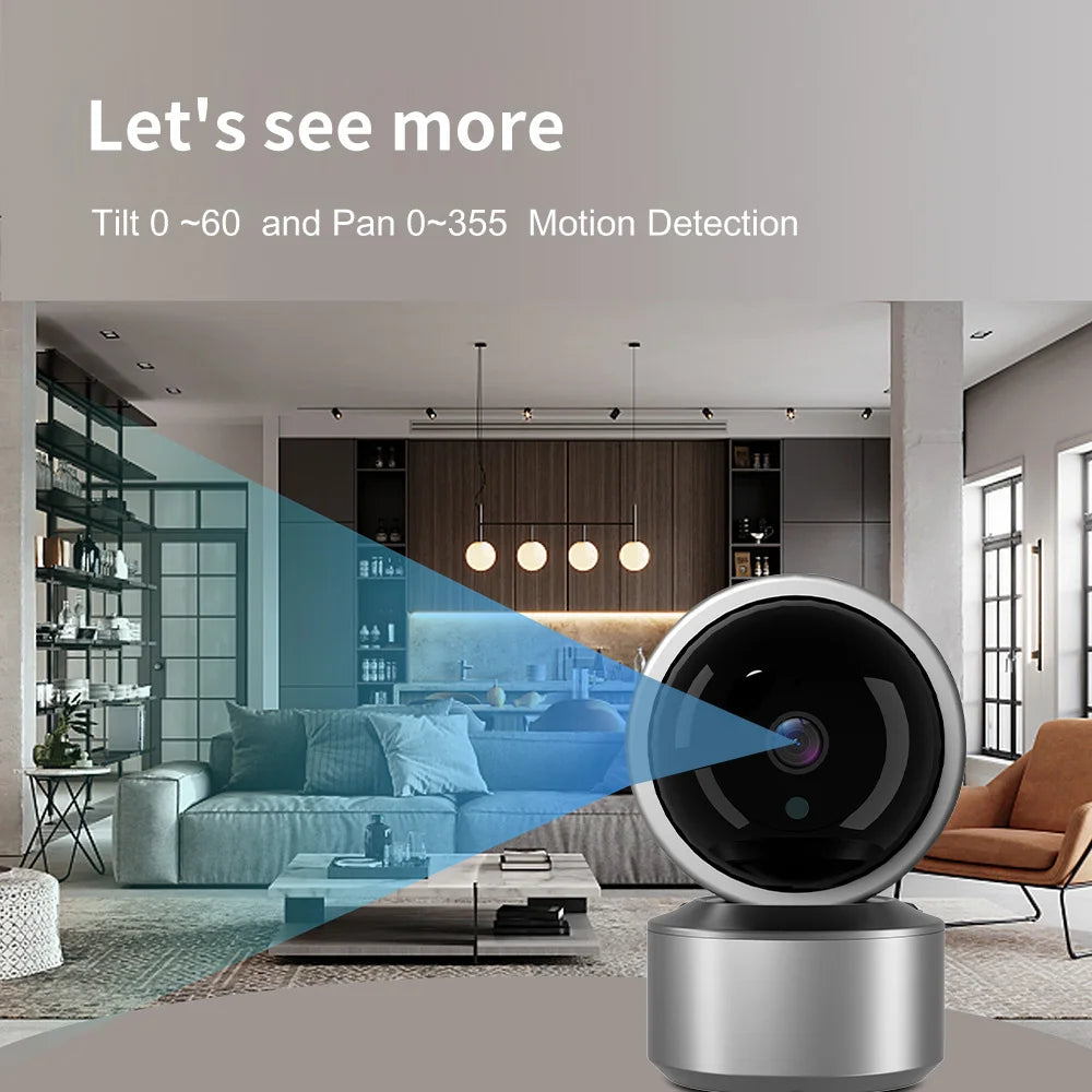 Smarte 5MP IP Kamera mit Nachtsicht und Cloud
