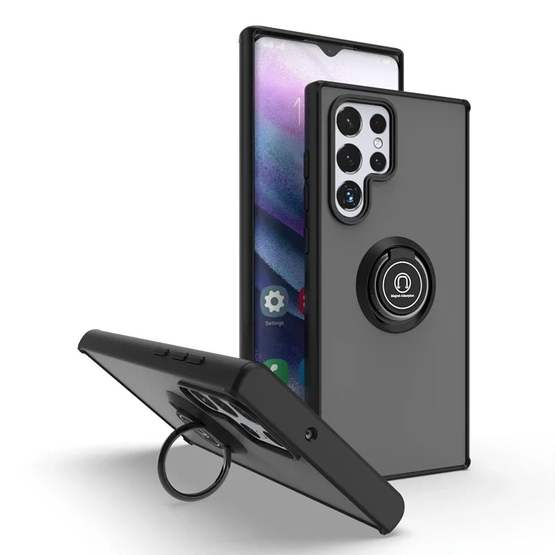 Magnetische Ringhalter Hülle für Samsung Galaxy S25