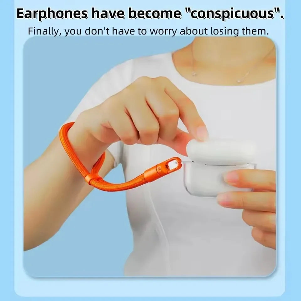 Kurzes Handy-Lanyard mit Anti-Drop-System, verstellbar