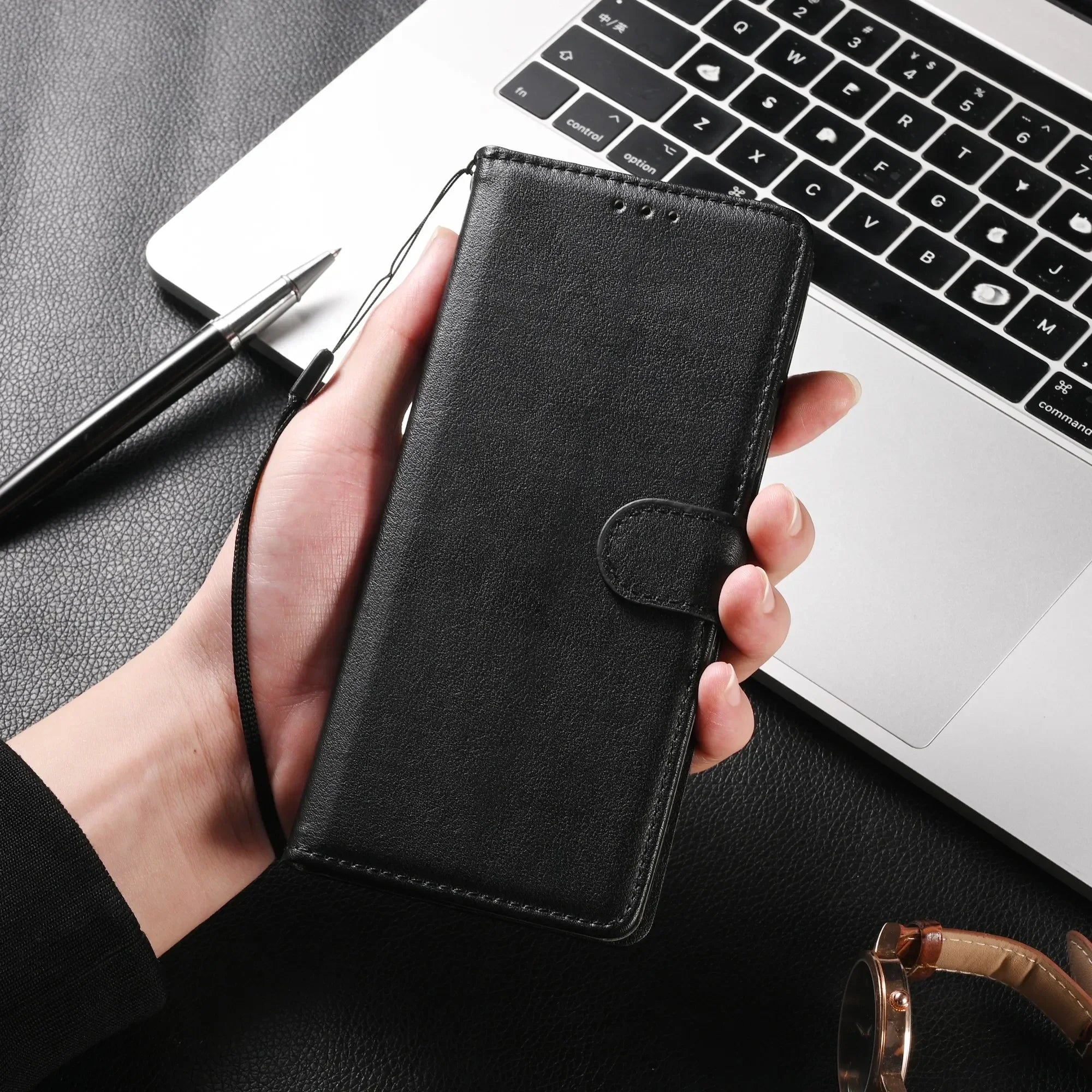 Samsung Galaxy Leder Flip Wallet