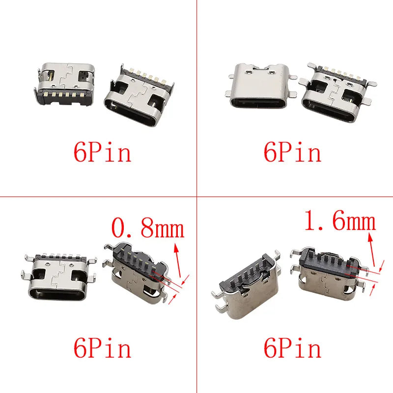 10er Set USB Typ C Stecker & Buchsen