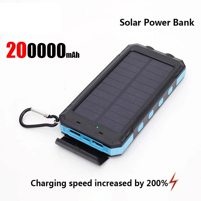 Solar Powerbank 200000mAh Schnellladegerät