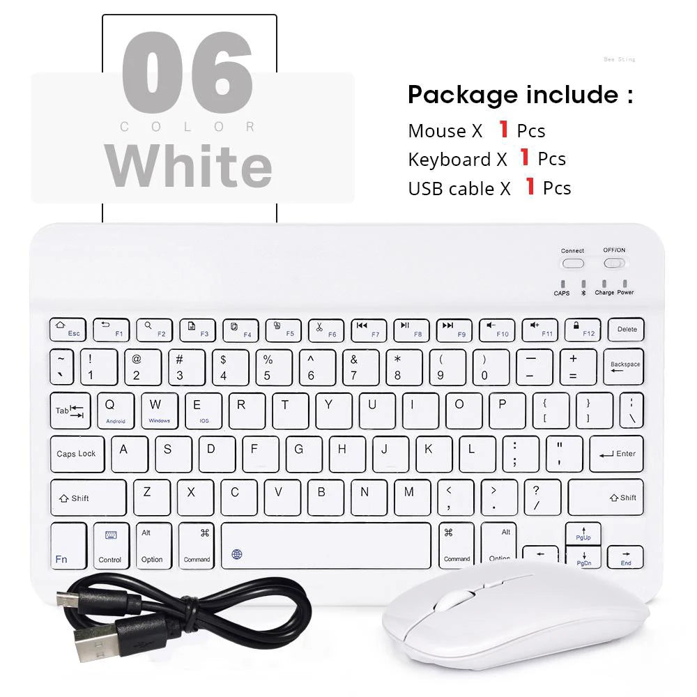 Mini Bluetooth Tastatur Maus für Tablet & Handy