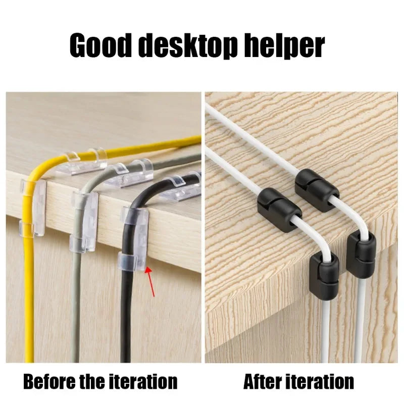 Selbstklebende Kabel Clips für Ordnung & Management