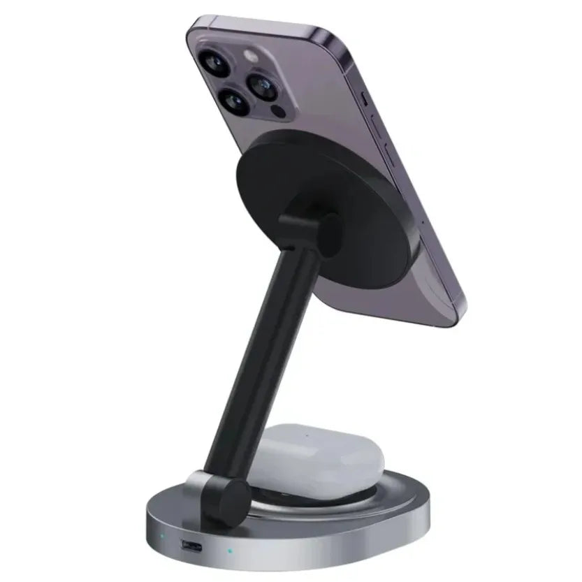 Magnetische 2-in-1 Ladestation für iPhone & Apple Watch