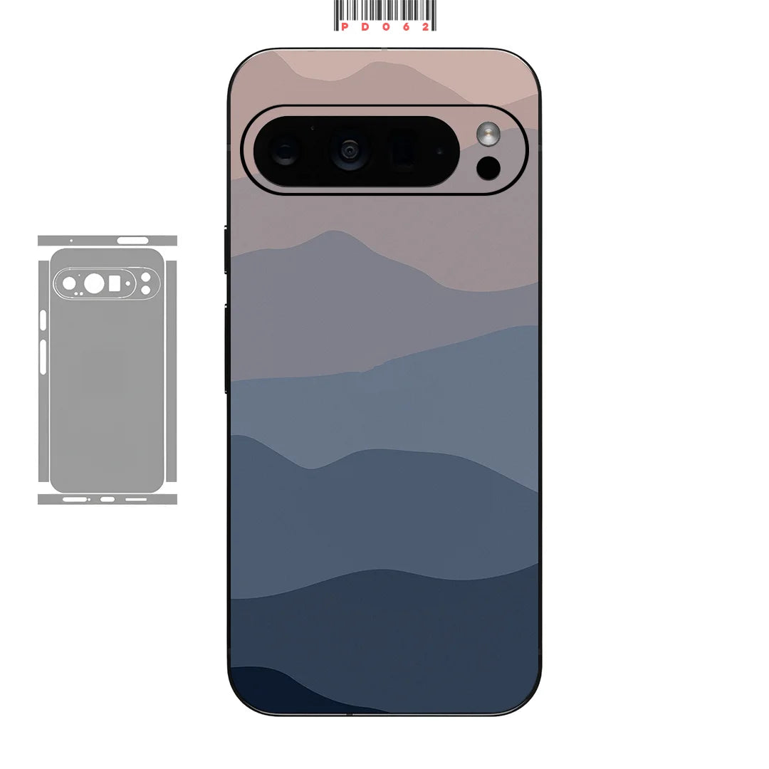 Bunte Hautfolie für Pixel 9–6 Pro Rückseite