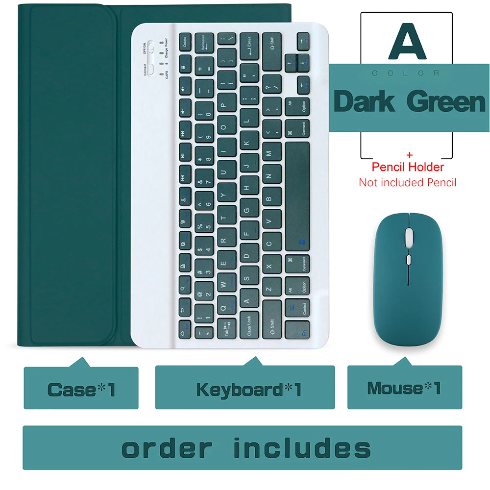 Kabellose Tastatur & Maus für iPad Hülle