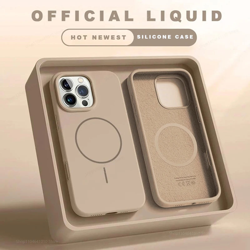 Magnetische Magsafe Hülle iPhone 11–16