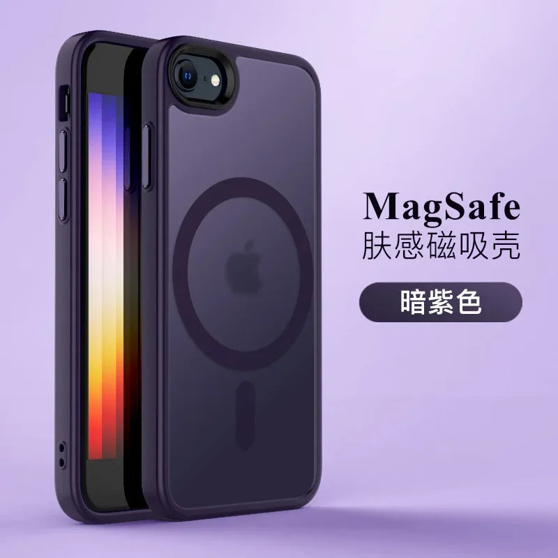 Magnetische Magsafe Hülle iPhone Schwarz