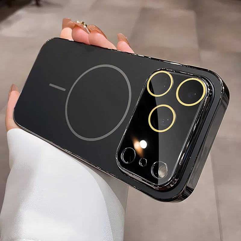 Magnetische Matte Magsafe Hülle mit Kamera Schutz