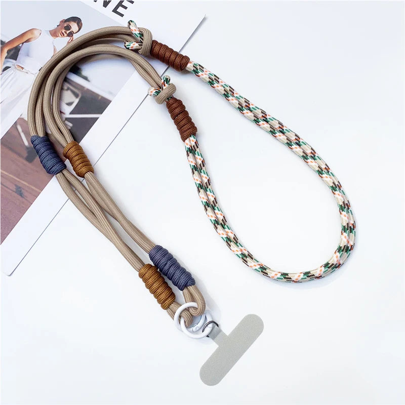 3-in-1 Handy-Umhängeband mit Handschlaufe & Clip