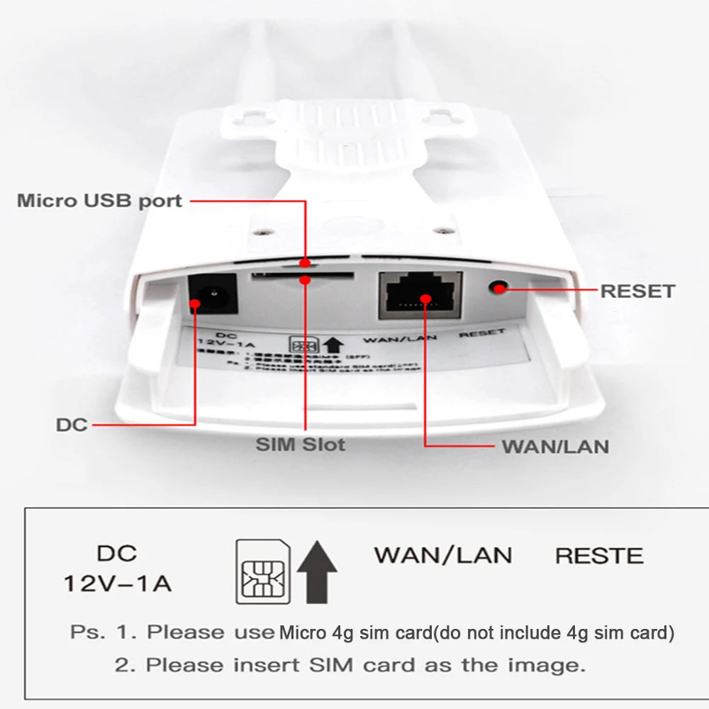 Kuwfi Outdoor 300Mbps 4G LTE Router