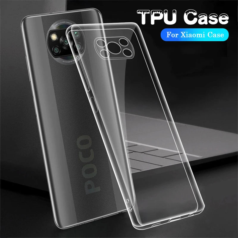 Stoßfeste Klarsichthülle für Xiaomi & POCO Modelle