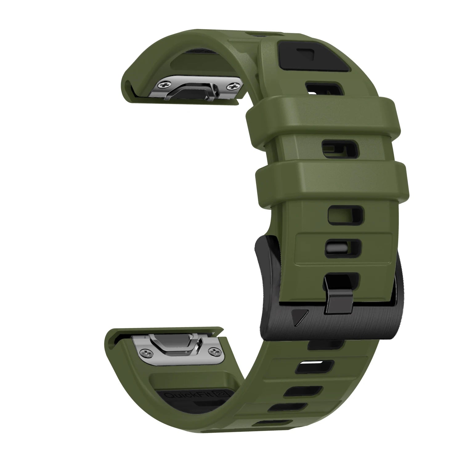 QuickFit Silikonarmband 22/26 mm für Garmin Uhren