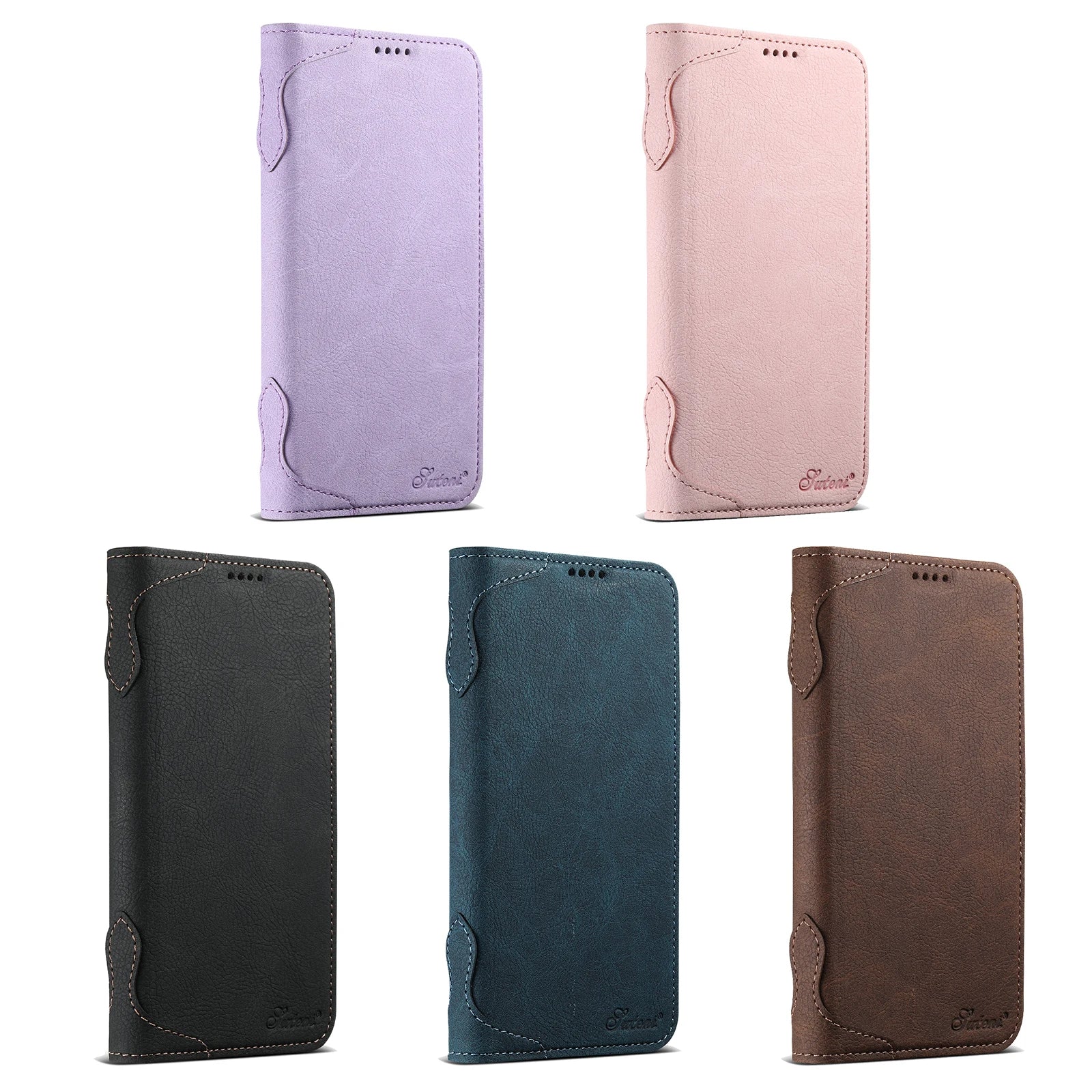 Magnetische Leder Wallet Hülle iPhone 16 Pro Max