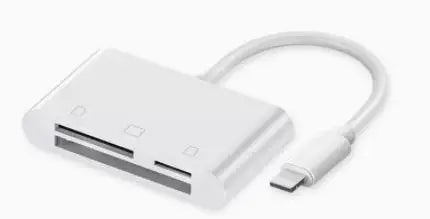 Lightning SD Kartenleser für iPhone iPad OTG Adapter