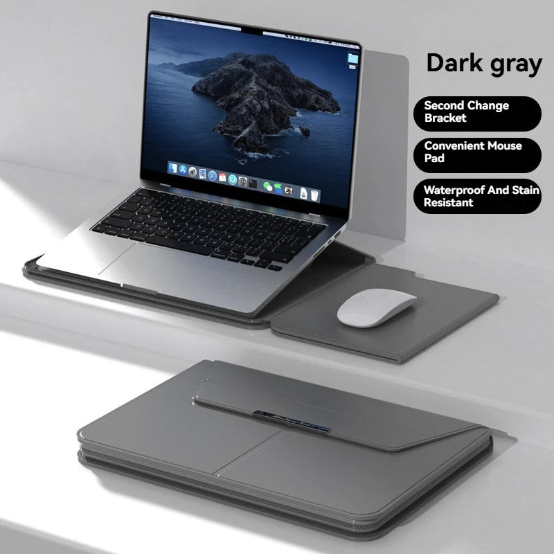 Personalisierte Leder-Laptophülle MacBook