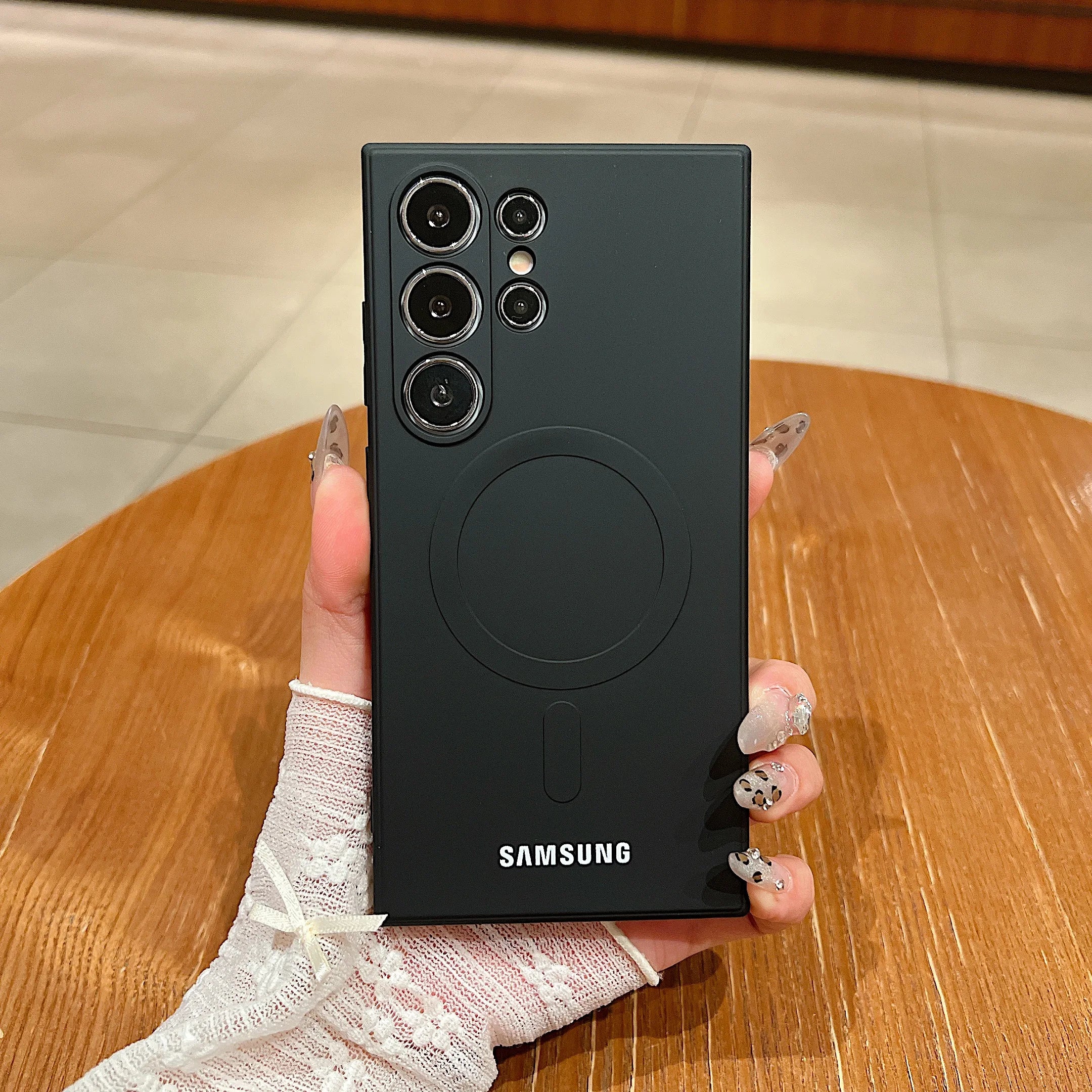 Luxus Silikon-Magnethülle Samsung