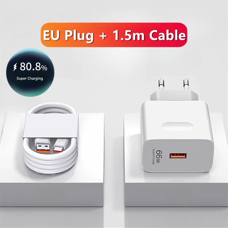 6A 66W Schnelllade-Typ-C-Kabel Huawei