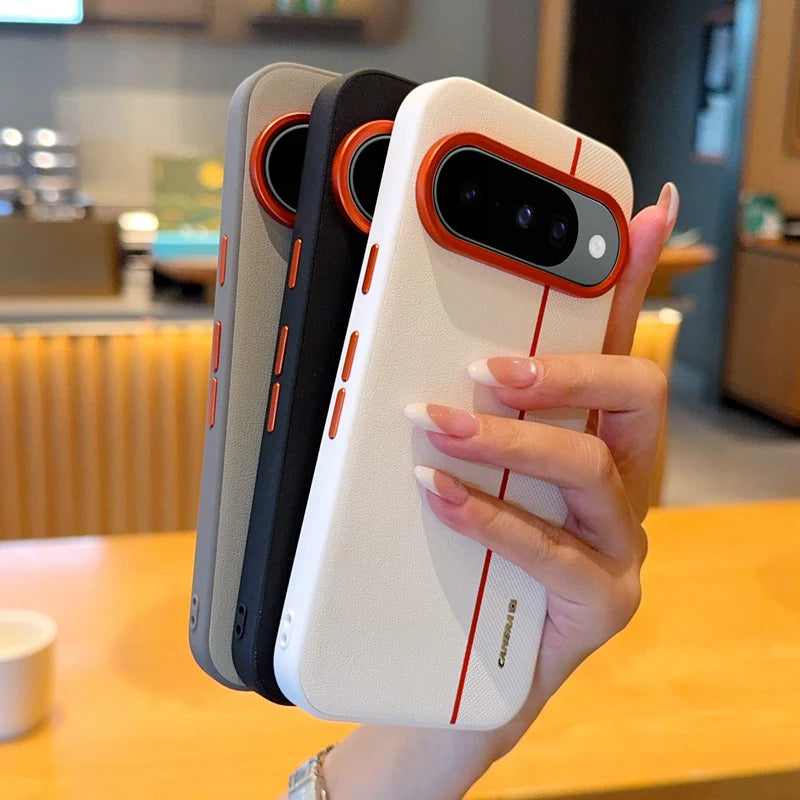 Luxuriöse PU-Lederhülle für Google Pixel 10 Pro XL