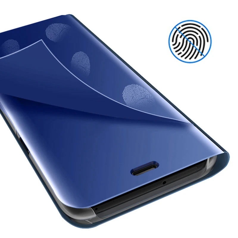Luxuriöse Leder-Spiegelhülle Xiaomi