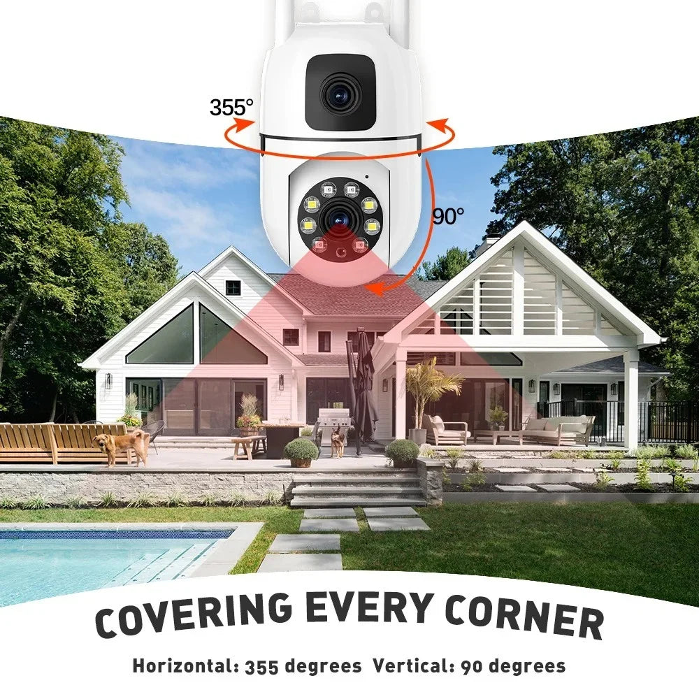 8MP WLAN IP Kamera 8X Zoom Zweiwege Audio PTZ AI