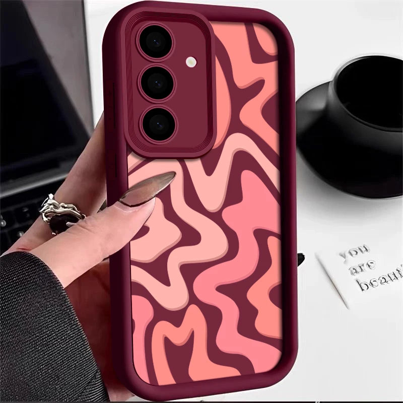 Gestreifte TPU-Hülle für Samsung
