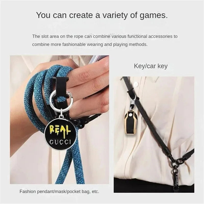 Handy-Lanyard 8mm x 120cm abnehmbar & lang