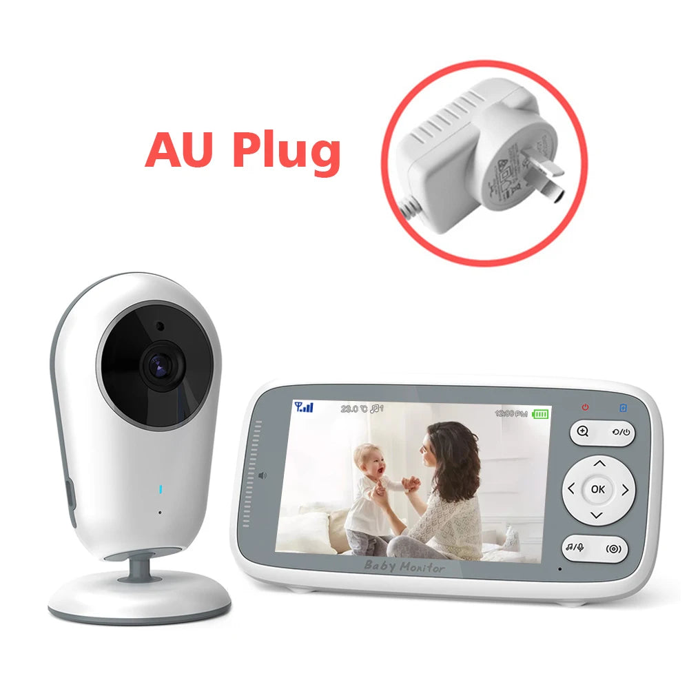 Video Babyphone 4" HD mit Zwei-Wege-Audio & Nachtsicht