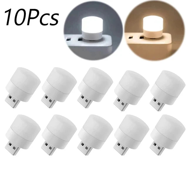 Mini USB Nachtlicht Warmweiß LED Lampe