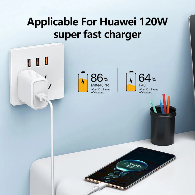 3er Set 100W 10A USB Typ C Schnellladekabel