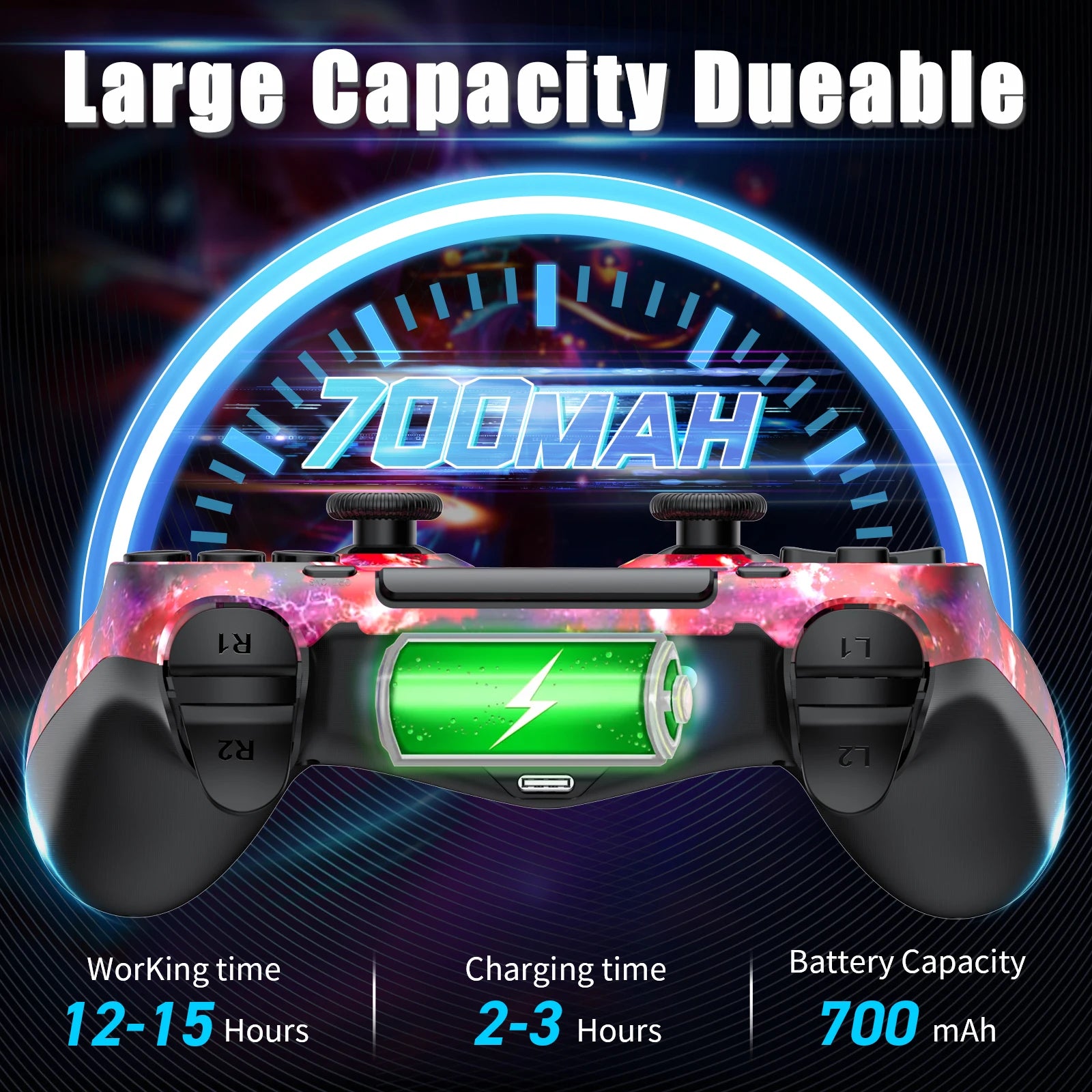 Bluetooth Wireless Gamepad für PS4 & PC