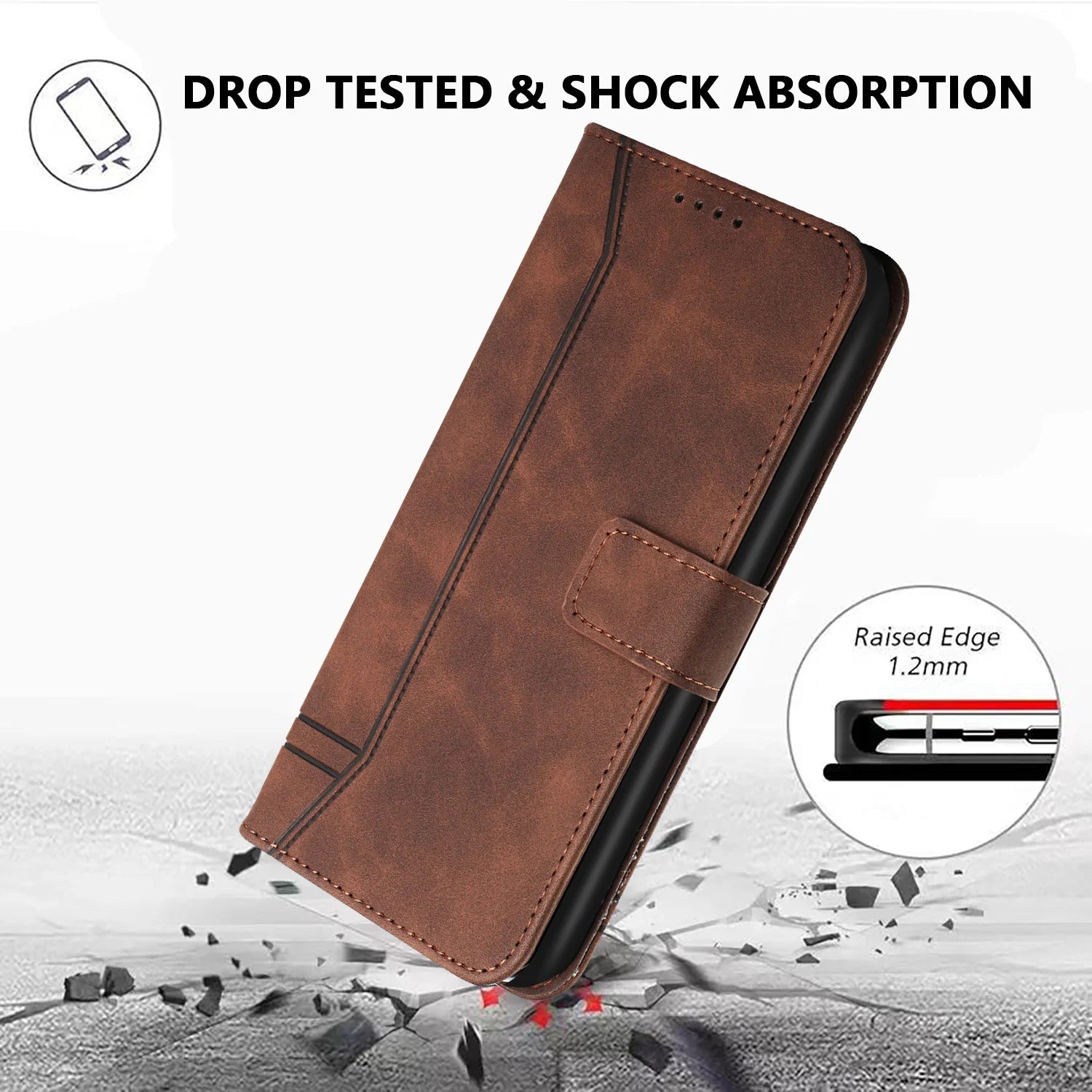 Leder Flip Hülle für Redmi Note Serie