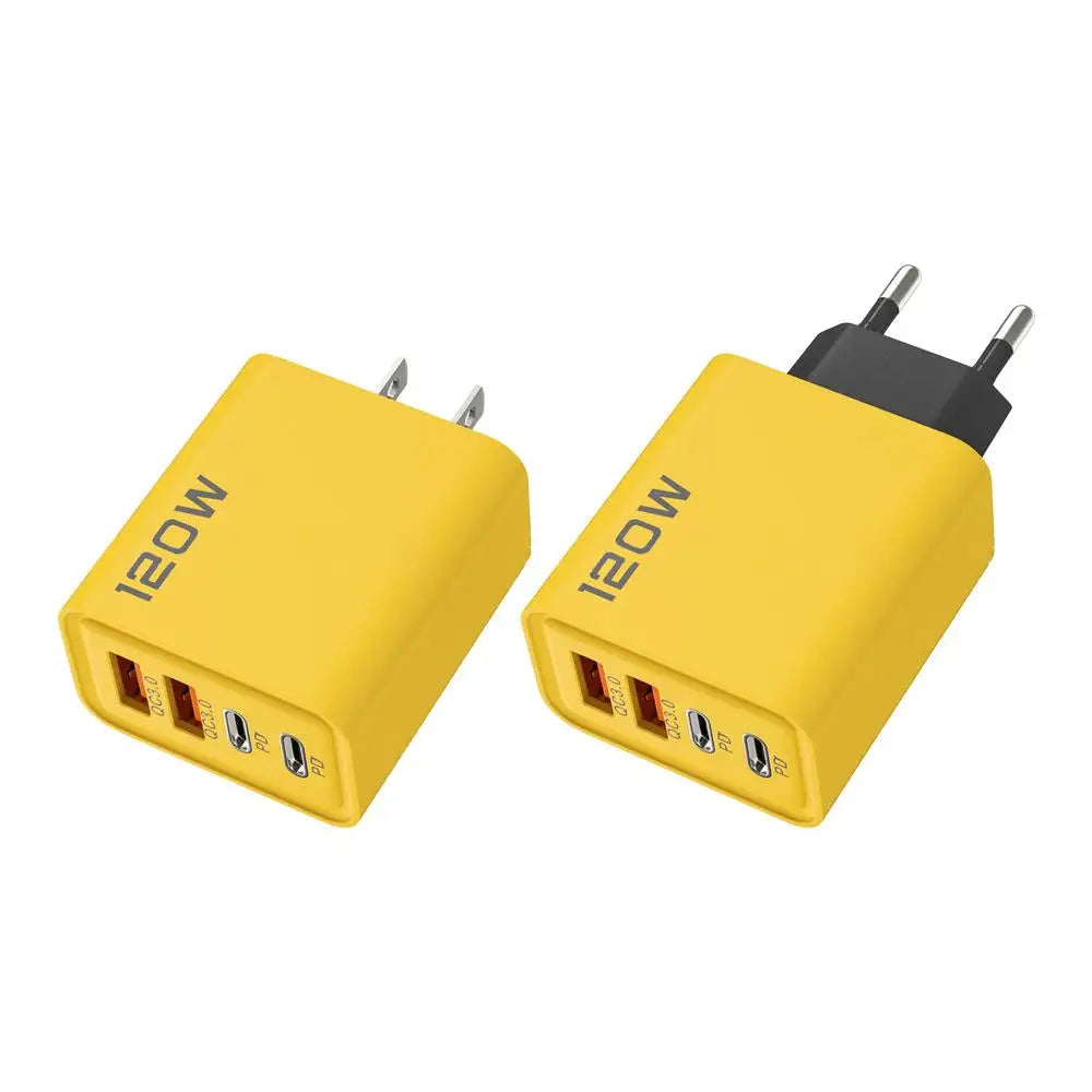 120W 4-Port USB-C Schnellladegerät PD QC