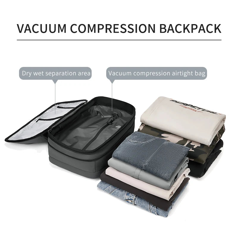 Herren Reiserucksack 17 Zoll Kompression