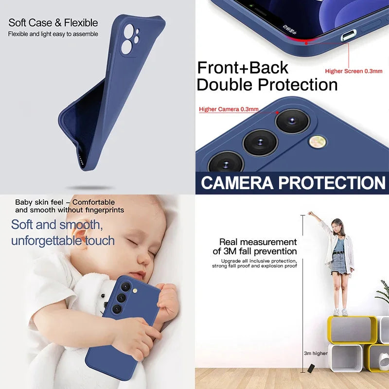 Flüssigsilikonhülle für Galaxy S25/S24+