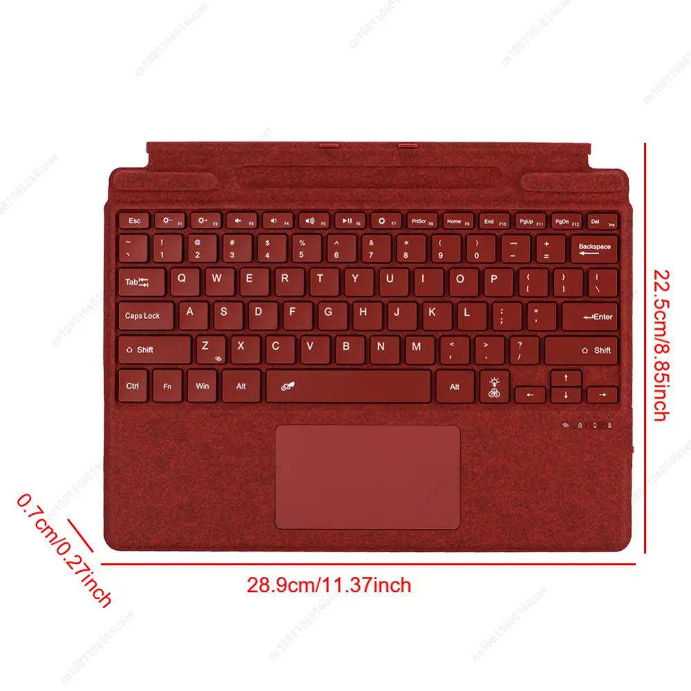 Magnetische Bluetooth Tastatur mit 7-Farben LED