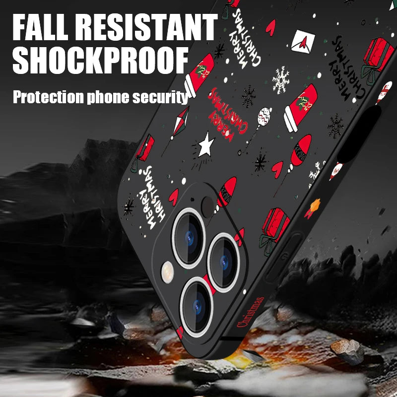 Weihnachts Handyhülle für iPhone 17 Pro Max mit Band