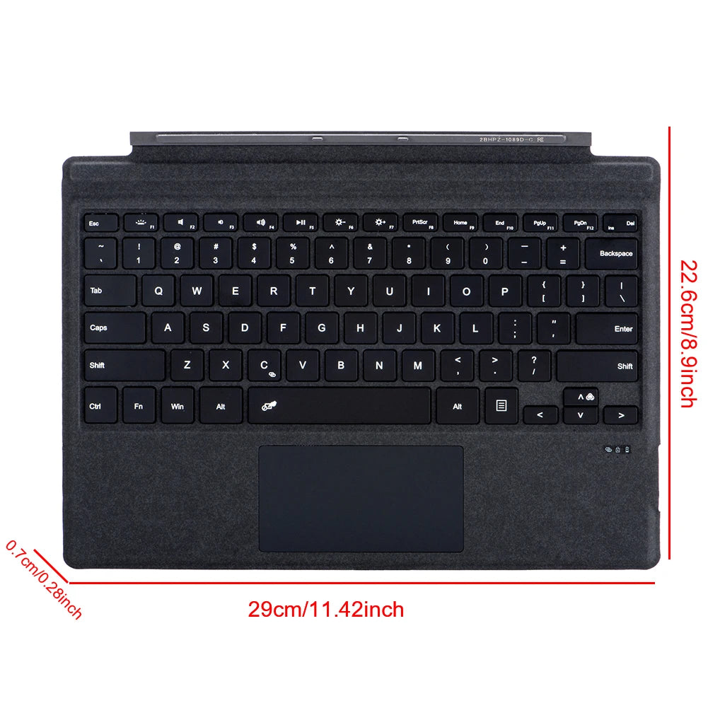 Drahtlose Bluetooth Tastatur mit 7-Farben Beleuchtung