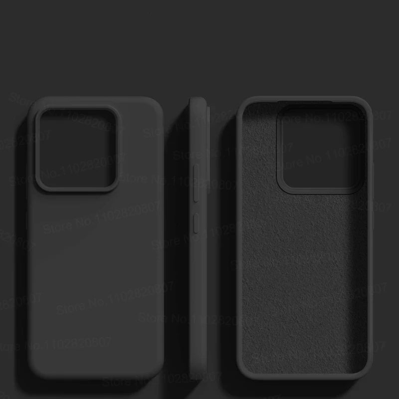 Luxus Flüssigsilikon Hülle für Xiaomi & Redmi