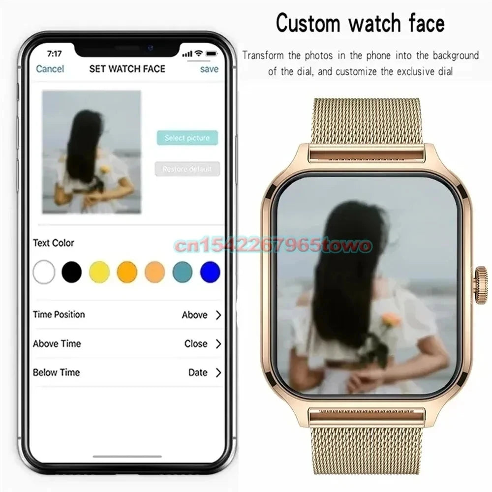 Smartwatch 1,83" HD Display mit Anruf & Sportmodi