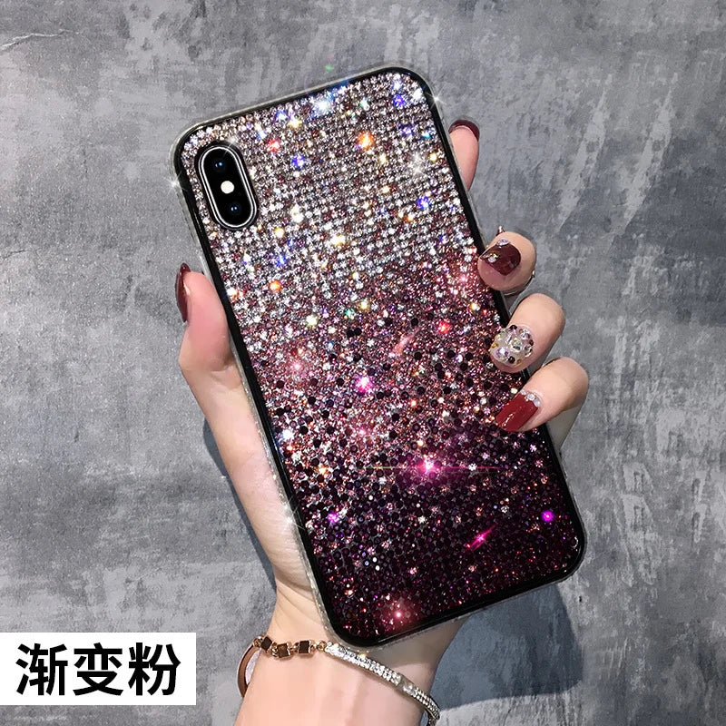 Glänzende Glitter Diamond Hülle für Samsung Luxus