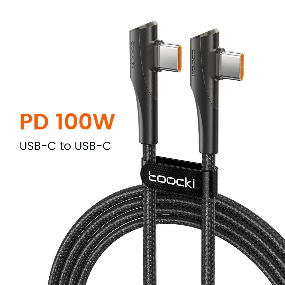 Toocki 60W/100W USB-C 90° Dual Kabel