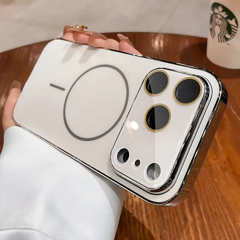 Magnetische Matte Magsafe Hülle mit Kamera Schutz