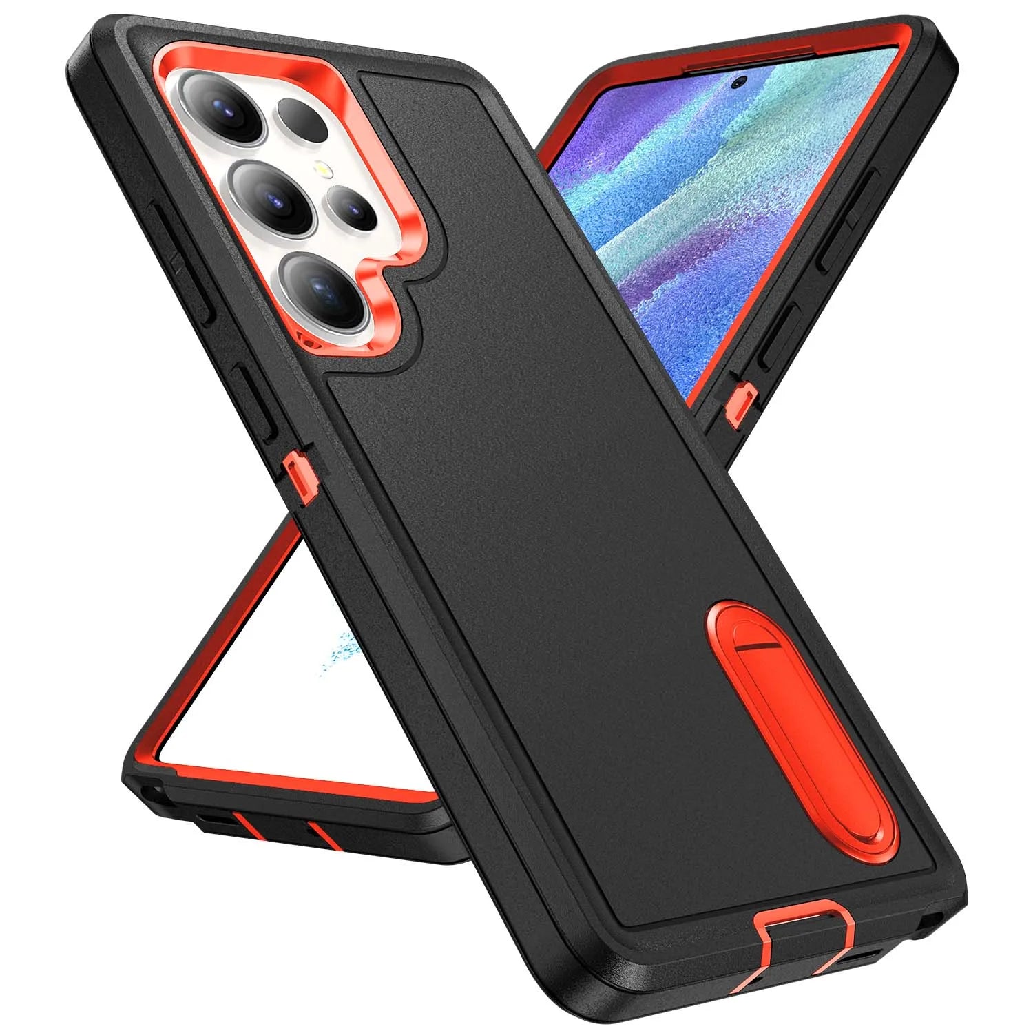 Robuste 3-in-1 Hülle mit Ständer für Galaxy S25–A56